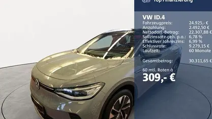 Gebraucht VW ID.4 Pure 125 kW (170 PS) 2022 Grau SUV