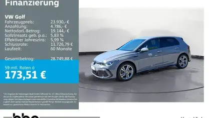 Brugt VW Golf VIII R-line 131 HK (96 kW) 2024 Grå Sedan