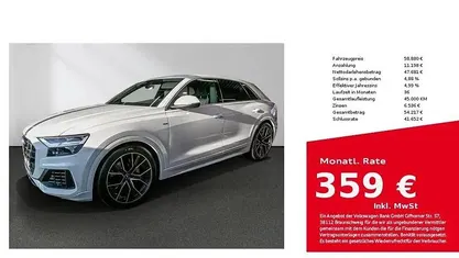 Gebraucht Audi Q8 S-Line 340 PS (250 kW) 2022 Carraraweiß SUV