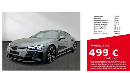 Gebraucht Audi e-tron GT quattro Ambiente 350 kW (476 PS) 2021 Limousine