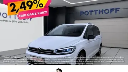 Gebraucht VW Touran Goal 150 PS (110 kW) 2025 Pure white Van / Kleinbus