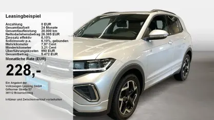 Gebraucht VW T-Cross R-line 150 PS (110 kW) 2025 Silber SUV