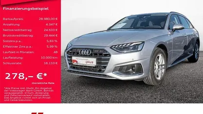 Gebraucht Audi A4 Advanced Plus 163 PS (119 kW) 2023 Florettsilber metallic Kombi