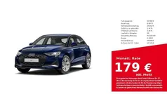 Blau Gebraucht 2024 Audi A3 Sportback Advanced Limousine | 33.480 € (Fairer Preis)