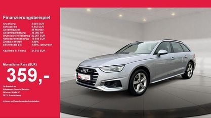 Używany Audi A4 Advanced Plus 204 KM (150 kW) 2022 Srebrny Kombi