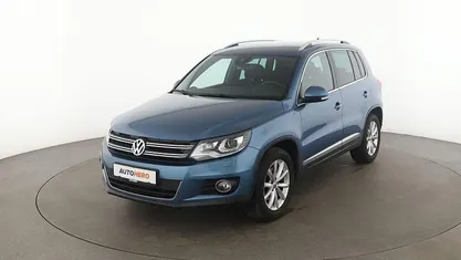 Blau Gebraucht 2015 VW Tiguan LOUNGE SUV | 14.650 € (Fairer Preis)