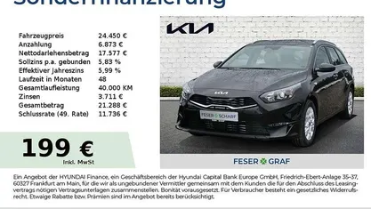 Schwarz Neu 2025 Kia Ceed Sportswagon Comfort Kombi | 24.450 € (Guter Preis)