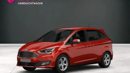 Gebraucht Ford Grand C-Max Titanium 150 PS (110 kW) 2017 Rot Van / Kleinbus