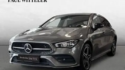 Lack mountaingrau Gebraucht 2021 Mercedes CLA250e Shooting Brake AMG line Kombi | 26.280 € (Fairer Preis)