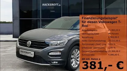 Grau Gebraucht 2019 VW T-Roc Sport SUV | 19.970 € (Fairer Preis)