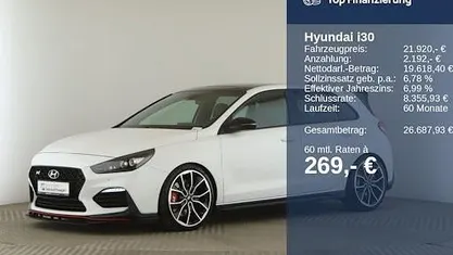Gebraucht Hyundai i30 N Performance 275 PS (202 kW) 2020 Limousine