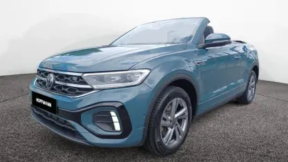 Gebraucht VW T-Roc Cabriolet R-line 150 PS (110 kW) 2022 Petrol blue metallic Cabrio