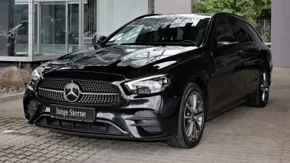 Gebraucht Mercedes E300 AMG 194 PS (142 kW) 2021 Metalliclack obsidianschwarz Kombi