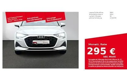 Gebraucht Audi A3 Advanced Plus 116 PS (85 kW) 2025 Gletscherweiß metallic Limousine