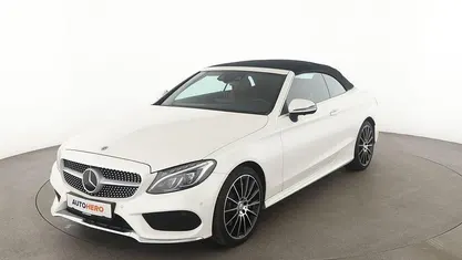 Weiß Gebraucht 2016 Mercedes C300 AMG line Cabrio | 28.410 € (Fairer Preis)