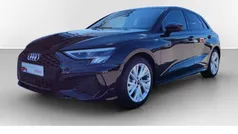 Mythosschwarz metallic Gebraucht 2024 Audi A3 Sportback S-Line Limousine | 34.990 € (Guter Preis)