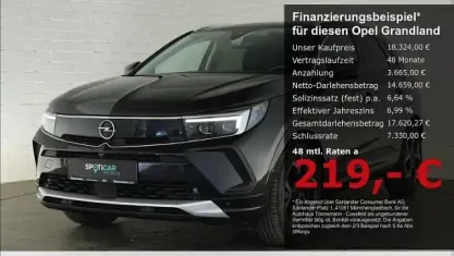 Gebraucht Opel Grandland X Ultimate 131 PS (96 kW) 2022 Schwarz SUV