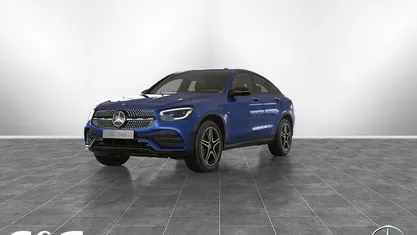 Gebraucht Mercedes GLC300e AMG 211 PS (155 kW) 2020 Brillantblau metallic Coupé