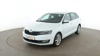 Gebraucht Skoda Rapid Clever 95 PS (69 kW) 2018 Weiß Kleinwagen