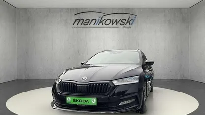 Schwarz Gebraucht 2022 Skoda Octavia SportLine Kombi | 20.901 € (Fairer Preis)