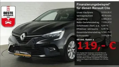 Gebraucht Renault Clio V Experience 101 PS (74 kW) 2020 Schwarz Kleinwagen