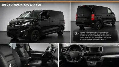 Gebraucht Opel Zafira Life 177 PS (130 kW) 2022 Diamant schwarz/karbon schwarz Van / Kleinbus