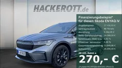 Grau Gebraucht 2022 Skoda Enyaq iV SportLine SUV | 37.450 € (Fairer Preis)