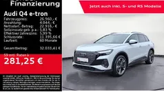 Weiß Gebraucht 2022 Audi Q4 e-tron Ambiente SUV | 26.960 € (Fairer Preis)