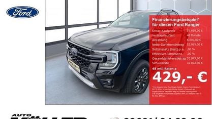 Nowe Ford Ranger Wildtrack 205 KM (150 kW) 2026 Czarny Pickup