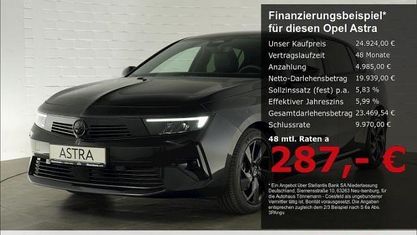 Używany Opel Astra 131 KM (96 kW) 2025 Czarny Sedan/Limuzyna