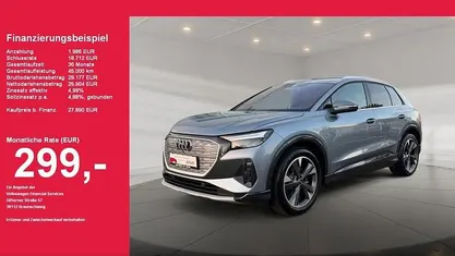 Geysirblau metallic Gebraucht 2022 Audi Q4 e-tron Ambiente SUV | 28.690 € (Fairer Preis)