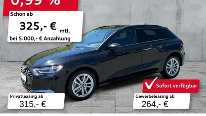 Gebraucht Audi A3 Advanced 204 PS (150 kW) 2025 Mythosschwarz metallic Limousine