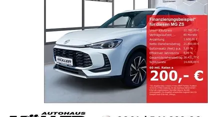 Neu MG ZS Luxury 197 PS (144 kW) 2025 Dover white Limousine