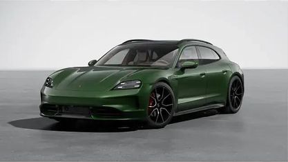 Neu Porsche Taycan 4S Sport Turismo 439 kW (598 PS) 2026 Grün Limousine