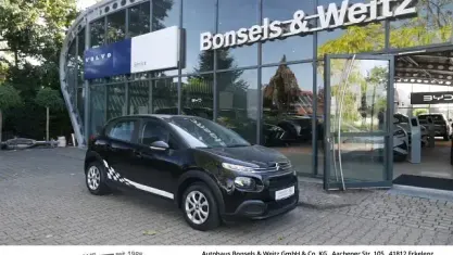 Gebraucht Citroën C3 Feel 68 PS (50 kW) 2018 Schwarz metallic Kleinwagen