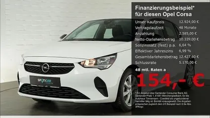 Weiss Gebraucht 2022 Opel Corsa Edition Kleinwagen | 12.924 € (Fairer Preis)