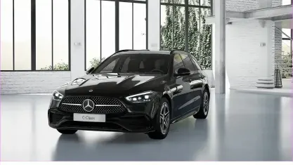 Gebraucht Mercedes C220 AMG 200 PS (147 kW) 2022 Lack obsidianschwarz Kombi