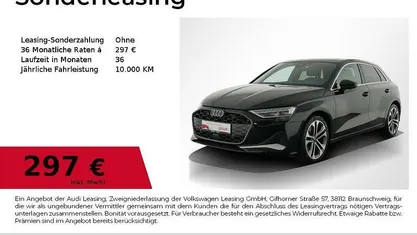 Mythosschwarz metallic Gebraucht 2024 Audi A3 Ambiente Limousine | 37.480 € (Fairer Preis)