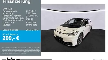 Gebraucht VW ID.3 Pro Performance 150 kW (204 PS) 2023 Kleinwagen