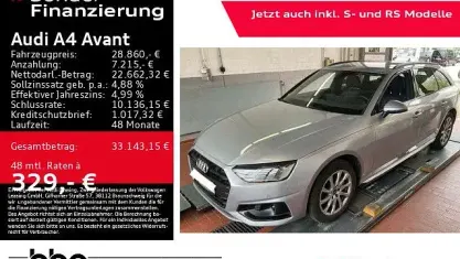Gebraucht Audi A4 Advanced Plus 204 PS (150 kW) 2021 Silber Kombi