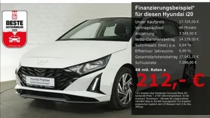 Używany Hyundai i20 Trend 101 KM (74 kW) 2025 Biały Hatchback