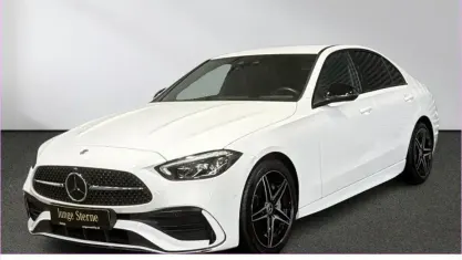 Gebraucht Mercedes C200 AMG 204 PS (150 kW) 2024 Unilack polarweiß Limousine