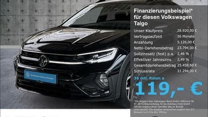 Używany VW Taigo IQ Drive 150 KM (110 kW) 2025 Czarny SUV