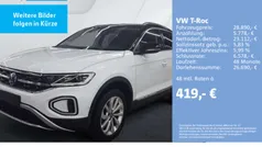 Weiß Gebraucht 2024 VW T-Roc Style SUV | 28.890 € (Fairer Preis)