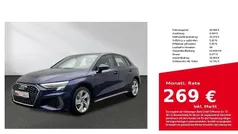 Blau Gebraucht 2022 Audi A3 Sportback e-tron S-Line Limousine | 26.380 € (Guter Preis)