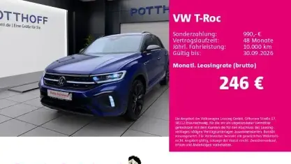 Gebraucht VW T-Roc R-line 190 PS (139 kW) 2023 Lapiz blue metallic SUV