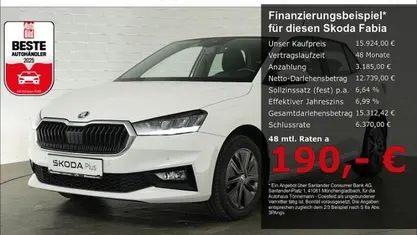 Weiss Gebraucht 2022 Skoda Fabia Style Kleinwagen | 15.924 € (Fairer Preis)