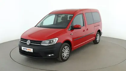 Gebraucht VW Caddy Maxi Trendline 102 PS (75 kW) 2015 Rot Van / Kleinbus