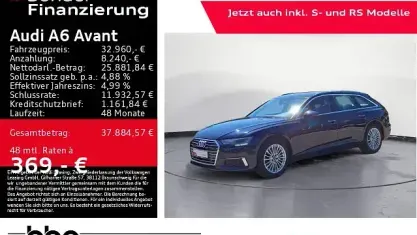 Gebraucht Audi A6 Design 204 PS (150 kW) 2022 Blau Kombi