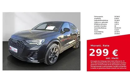Gebraucht Audi Q3 Sportback S-Line 150 PS (110 kW) 2023 Mythosschwarz SUV